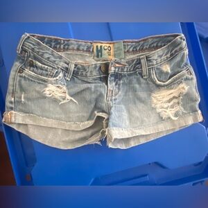 Hollister Distressed Denim Shorts